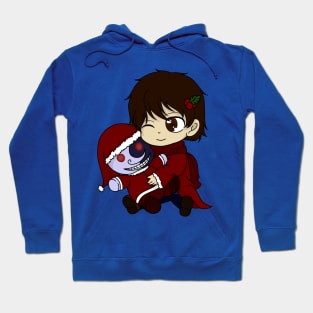 christmas fnaf security breach gregory and moondrop Hoodie